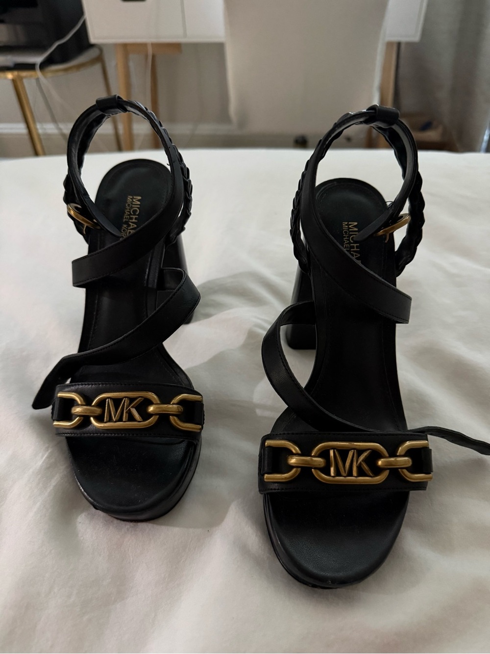 Michael Kors Kailey Platform Sandals Black